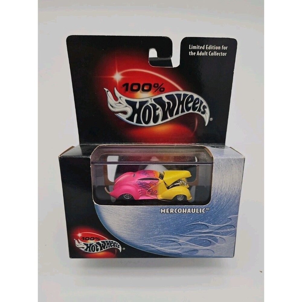 💾2002 Hot Wheels 100% PINK YELLOW MERCOHAULIC 1/64 check out my other items💾